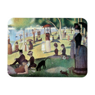 Ímã Domingo à tarde, Ilha La Grande Jatte, por Seurat