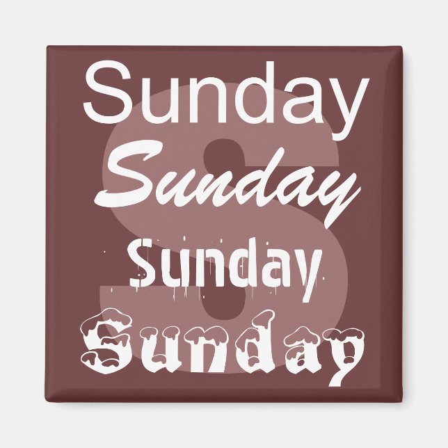 Imã Domingo Dia da Semana (Frente)