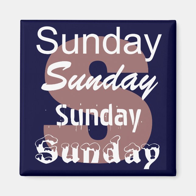 Imã Domingo Dia da Semana (Frente)