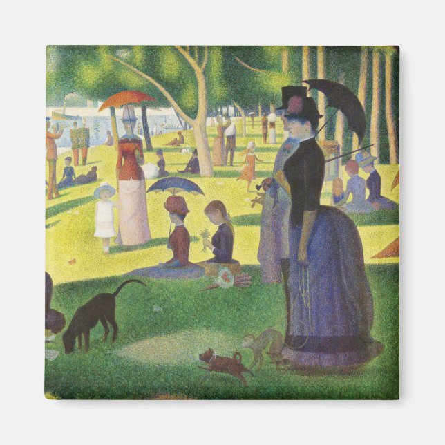 Imã Domingo em La Grande Jatte por Georges Seurat (Frente)