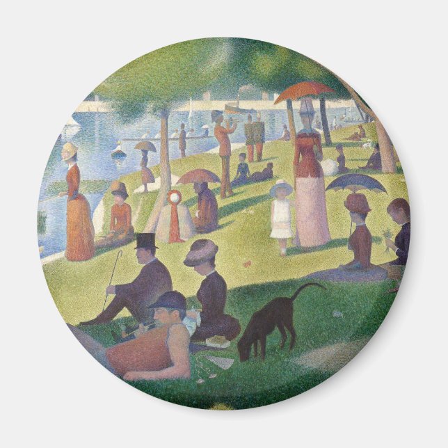 Imã Domingo na pintura de La Grande Jatte Seurat (Frente)