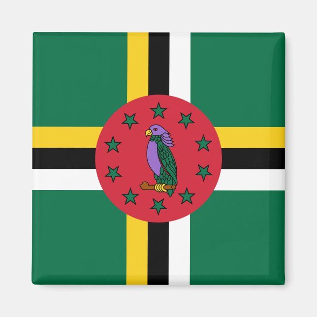 Imã Dominica Flag (Frente)
