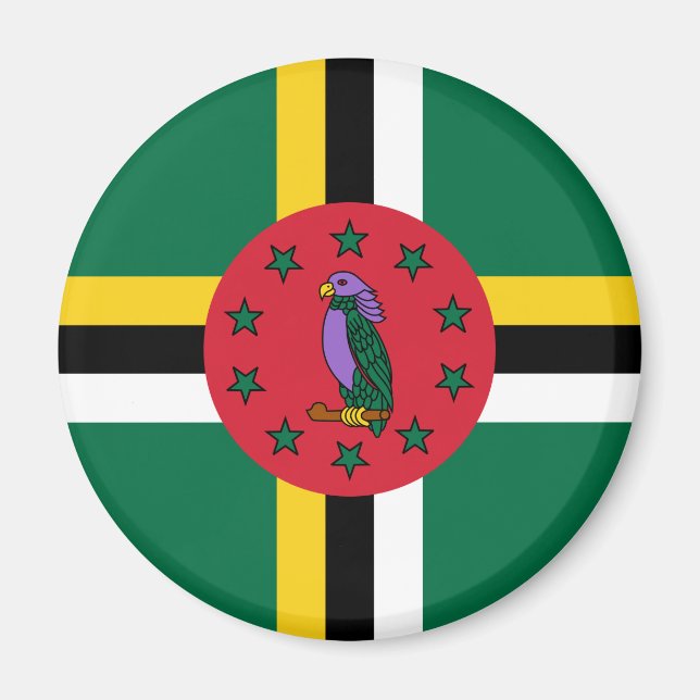 Imã Dominica Flag (Frente)