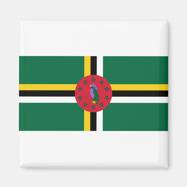 Imã Dominica Flag (Frente)