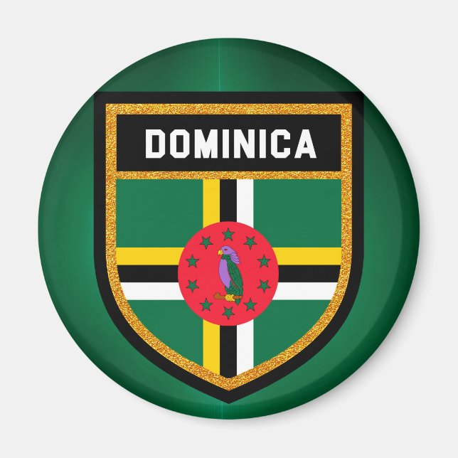 Imã Dominica Flag (Frente)