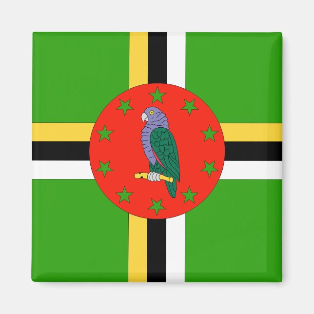 Imã Dominica Flag (Frente)