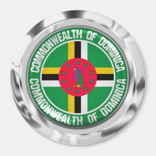 Imã Dominica Round Emblem