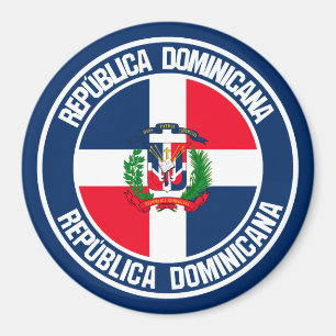 Imã Dominican Republic Round Emblem