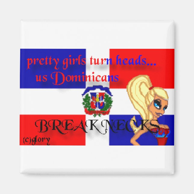 Imã Dominicanos quebram ímã na praça do pescoço (Frente)