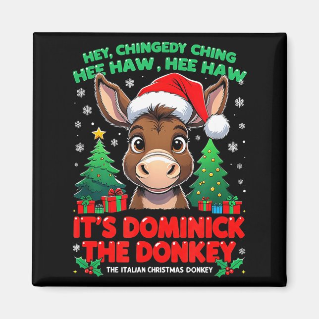 Imã Dominick Cheer Mi Burrito Sabanero Mexican Christm (Frente)