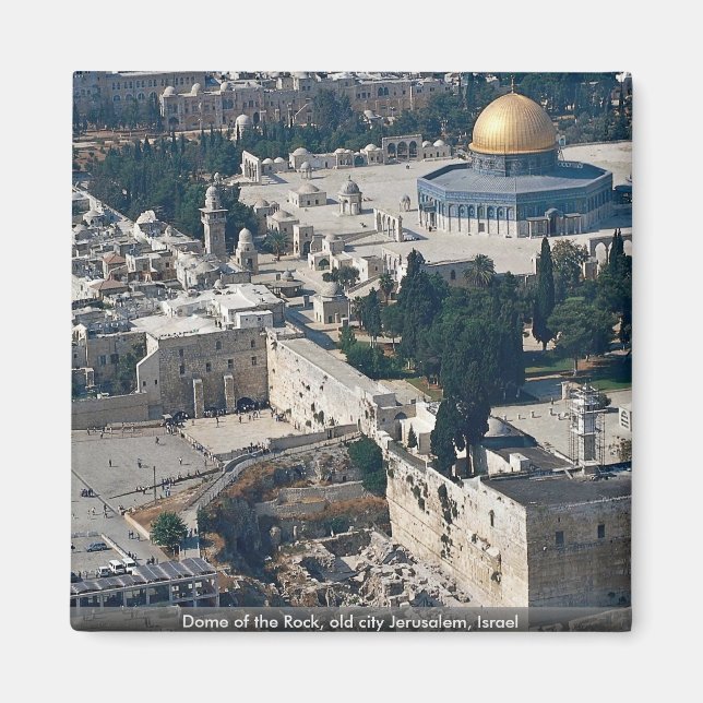 Imã Domo do Rochedo, antiga cidade de Jerusalém, Israe (Frente)