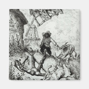 Imã Don Quixote e os moinhos de vento