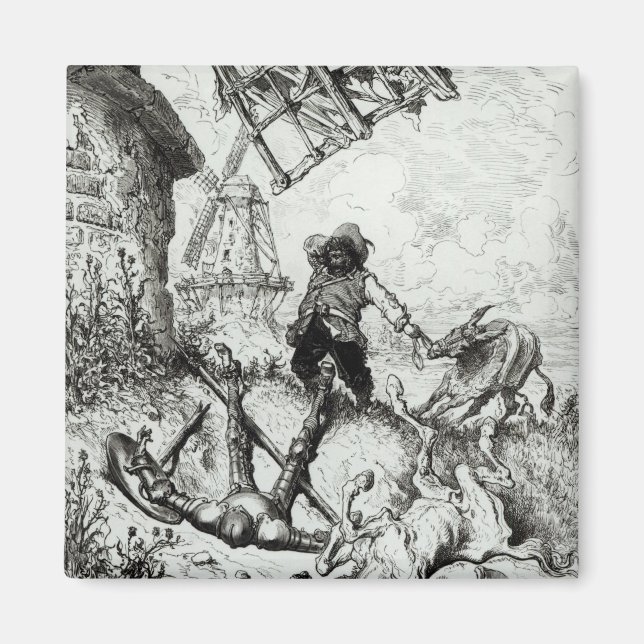 Imã Don Quixote e os Windmills (Frente)