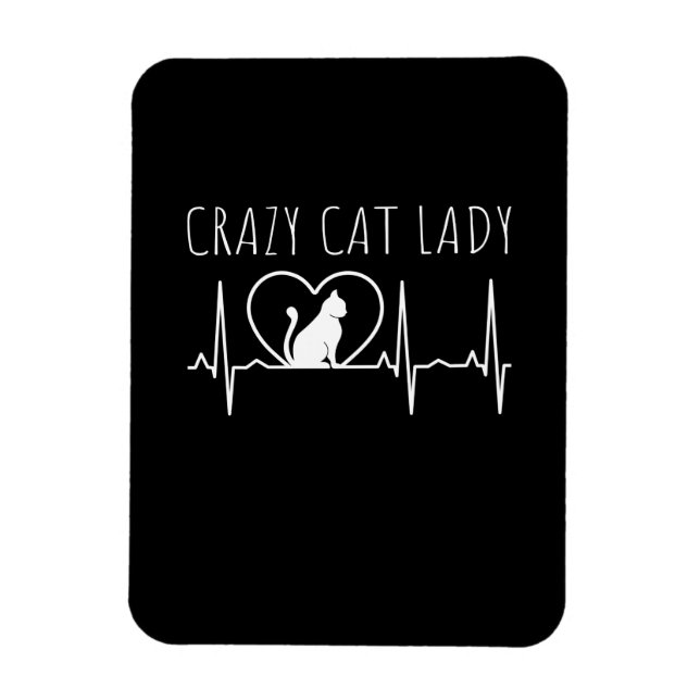 Ímã Dona do Gato Louca (Vertical)