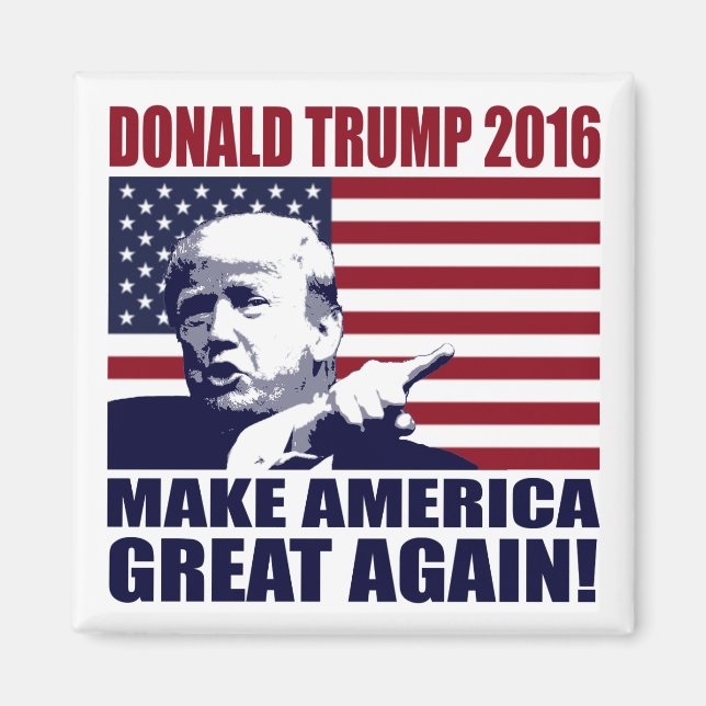 Imã Donald Trump 2016 Para O Presidente Magnet (Frente)