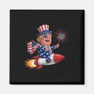 Imã Donald Trump 2024 Happy 4 De Julho Trump American