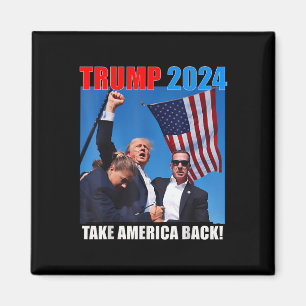 Imã Donald Trump 2024 Recupere a bandeira americana