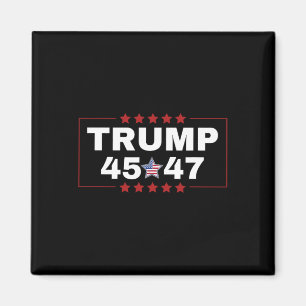 Imã Donald Trump 45 47th Presidente Americano Tee Mega