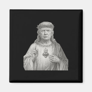 Imã Donald Trump Como Jesus - Fé e Patriotismo para C
