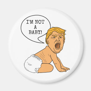 Imã Donald Trump engraçado eu não sou um bebê!