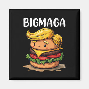 Imã Donald Trump Engraçado Fazendo Hambúrguer de Batat