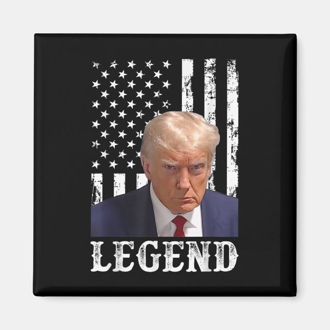 Imã Donald Trump Mug Atirou No Presidente Legend Ameri (Frente)