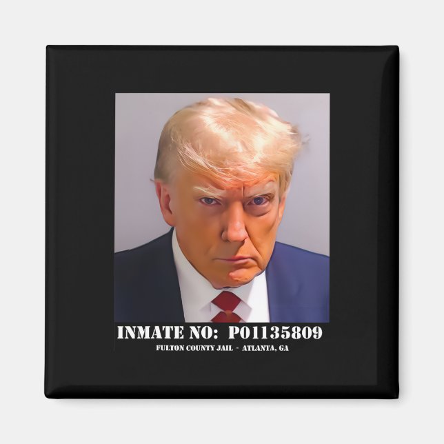 Imã Donald Trump Mug Shot (Frente)