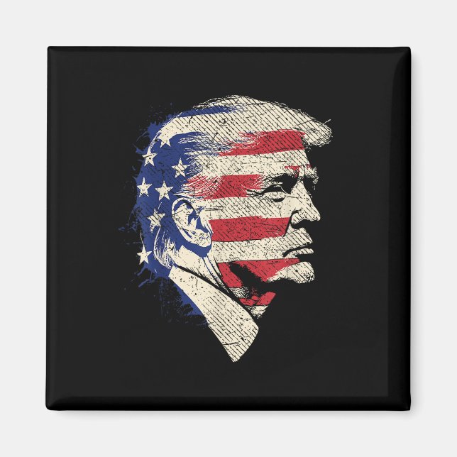 Imã Donald Trump Portrait (Frente)