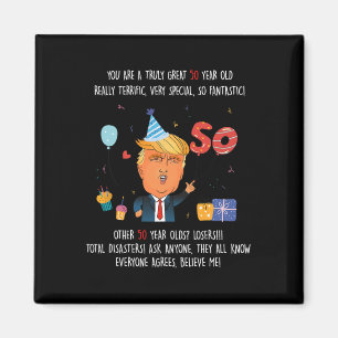 Imã Donald Trump Presidente Engraçado 50º Aniversário