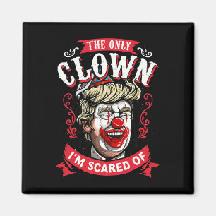 Imã Donald Trump T Shirt Engraçado Palhaço Resiste Mul