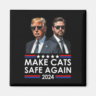 Imã Donald Trump Torna Os Gatos Seguros Novamente 2024