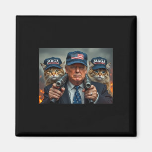 Imã Donald Trump Torna os Gatos Seguros Novamente Chap