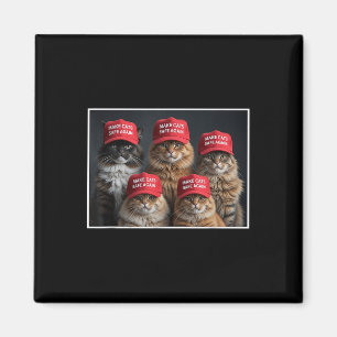 Imã Donald Trump Torna Os Gatos Seguros Novamente Red 