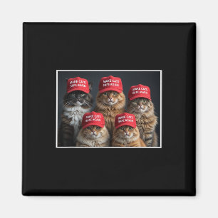 Imã Donald Trump Torna Os Gatos Seguros Novamente Red 