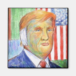 Imã Donald Trump Van Gogh Magnet