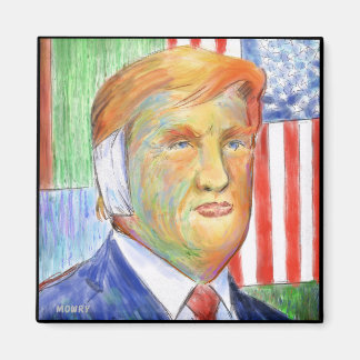 Imã Donald Trump Van Gogh Magnet