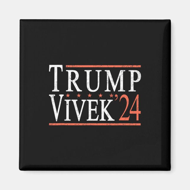Imã Donald Trump Vivek Ramaswamy 2024 Presidente Repúb (Frente)