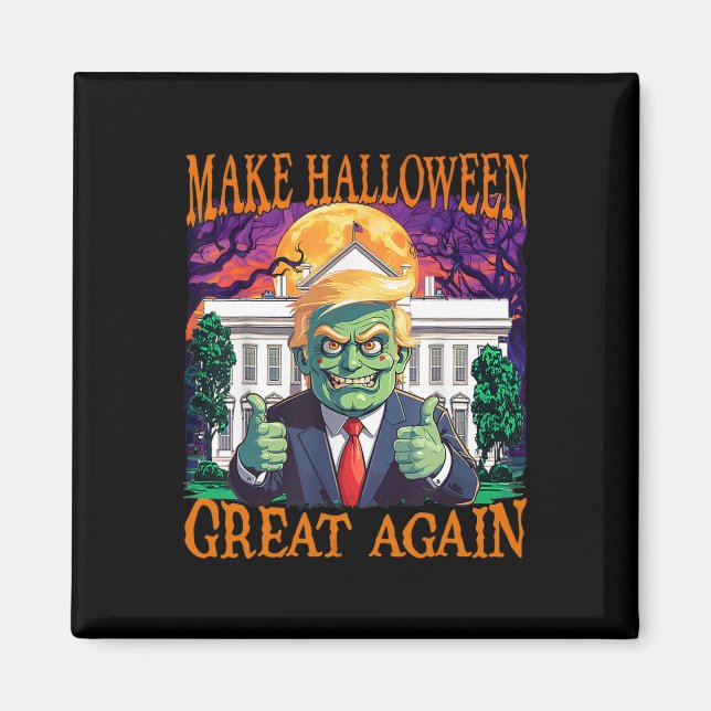 Imã Donald Trump Zombie faz Excelente de Halloween nov (Frente)
