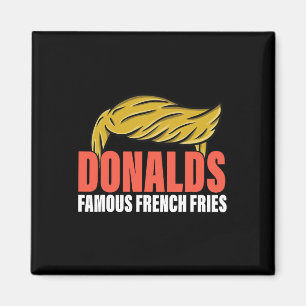 Imã Donalds Famosos Fries Franceses Torna As Fries Fra