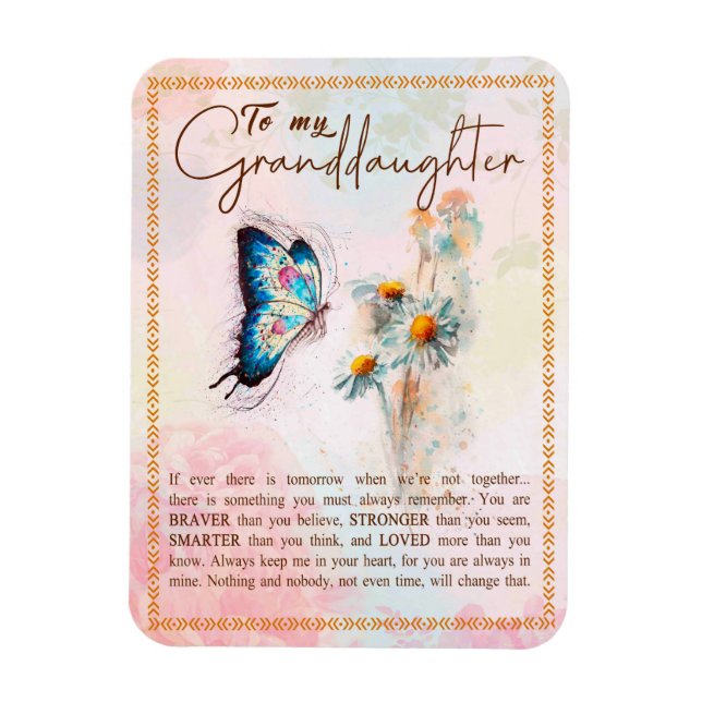 Ímã Donativos da neta | Da Família Vovô Vovô (Vertical)