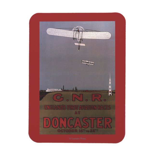 Ímã Doncaster, Inglaterra - Primeiras Raças de Aviação (Vertical)