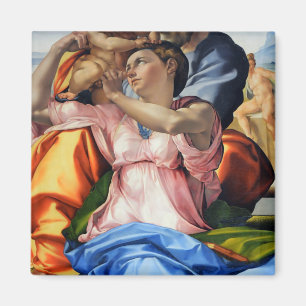 Imã Doni Tondo, Doni Madona (detalhes), Michelangelo,