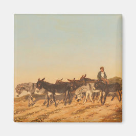 Imã Donkeys no Sul de França (por Eugène Burnand)
