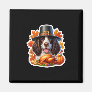 Imã Dono de Cão Springer Spaniel Inglês de Ação de Gra