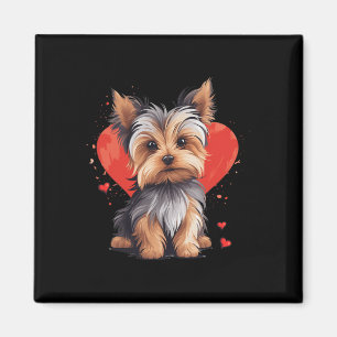 Imã Dono de Yorkie Mãe Pai Yorkshire Terrier Amante de