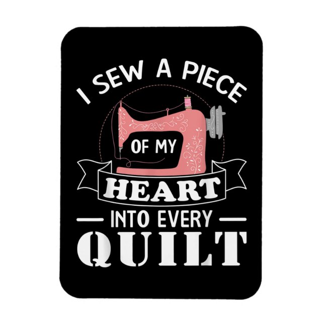 Ímã Dons de Quilters Engraçados (Vertical)