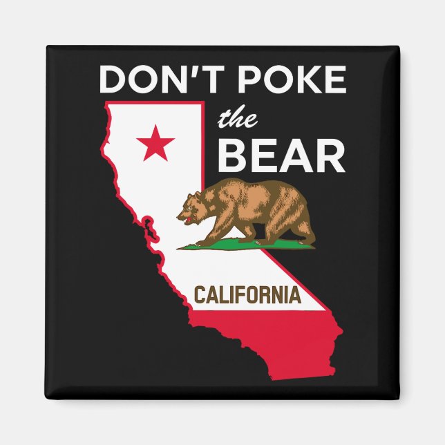 Imã Dont Ke The Bear California Republic Design  (Frente)