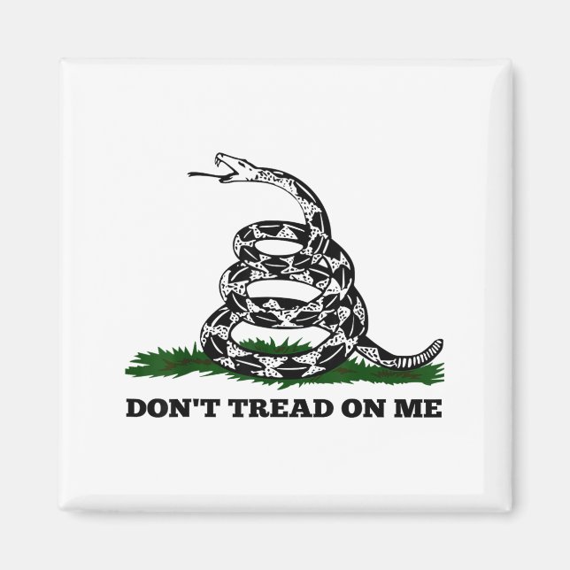 Imã Don't Tread On Me 2nd Amendment Patriotic New Nove (Frente)