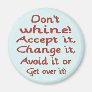 Imã DontWhine_red_round
