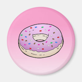 Imã Donut Rosa